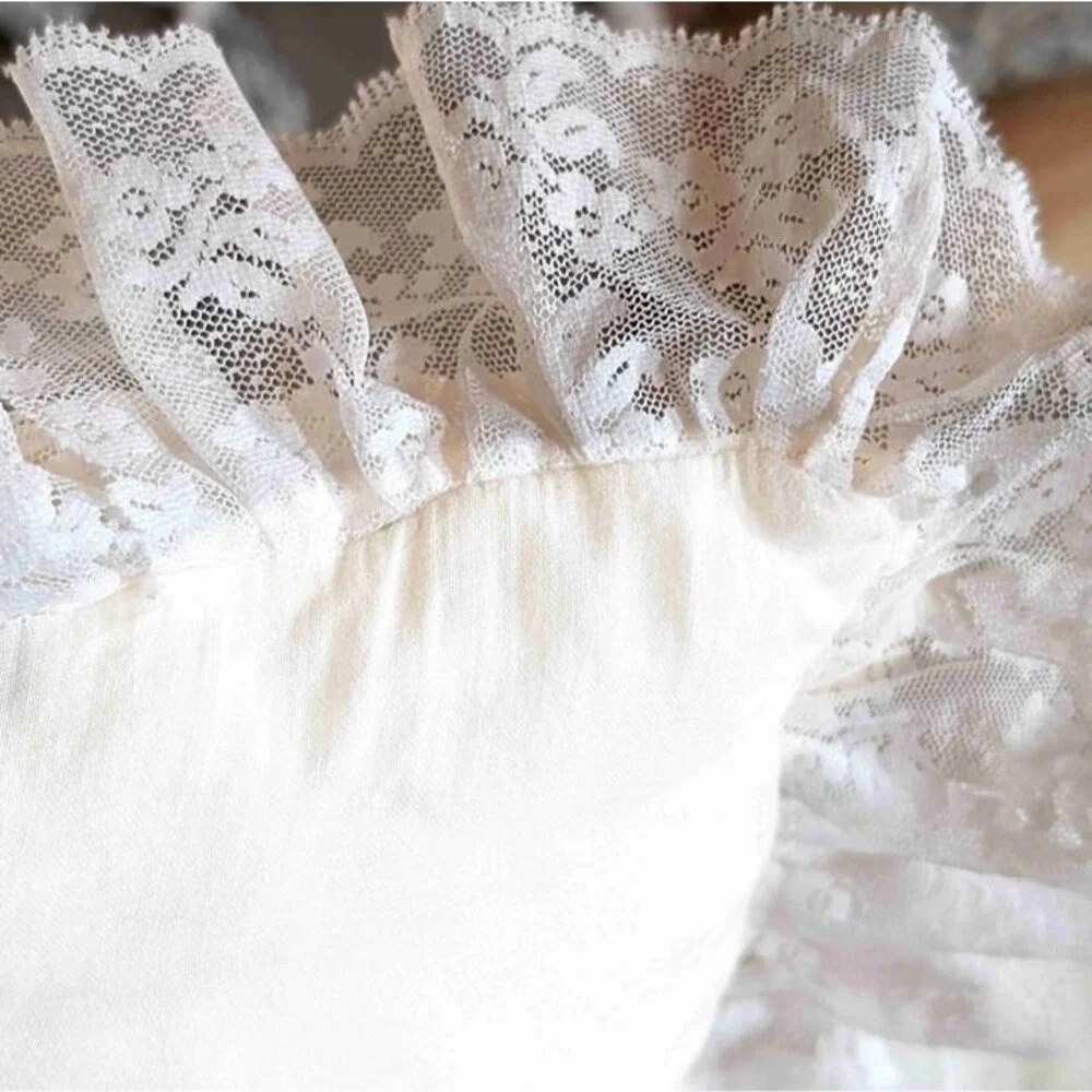 Handmade vintage white